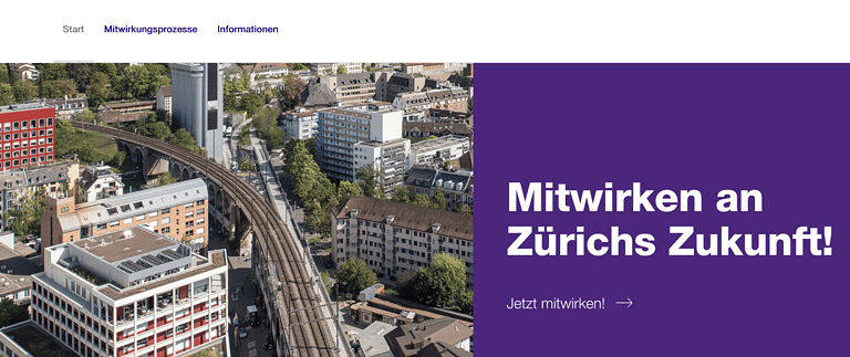 Beteiligungsplattform Zürich