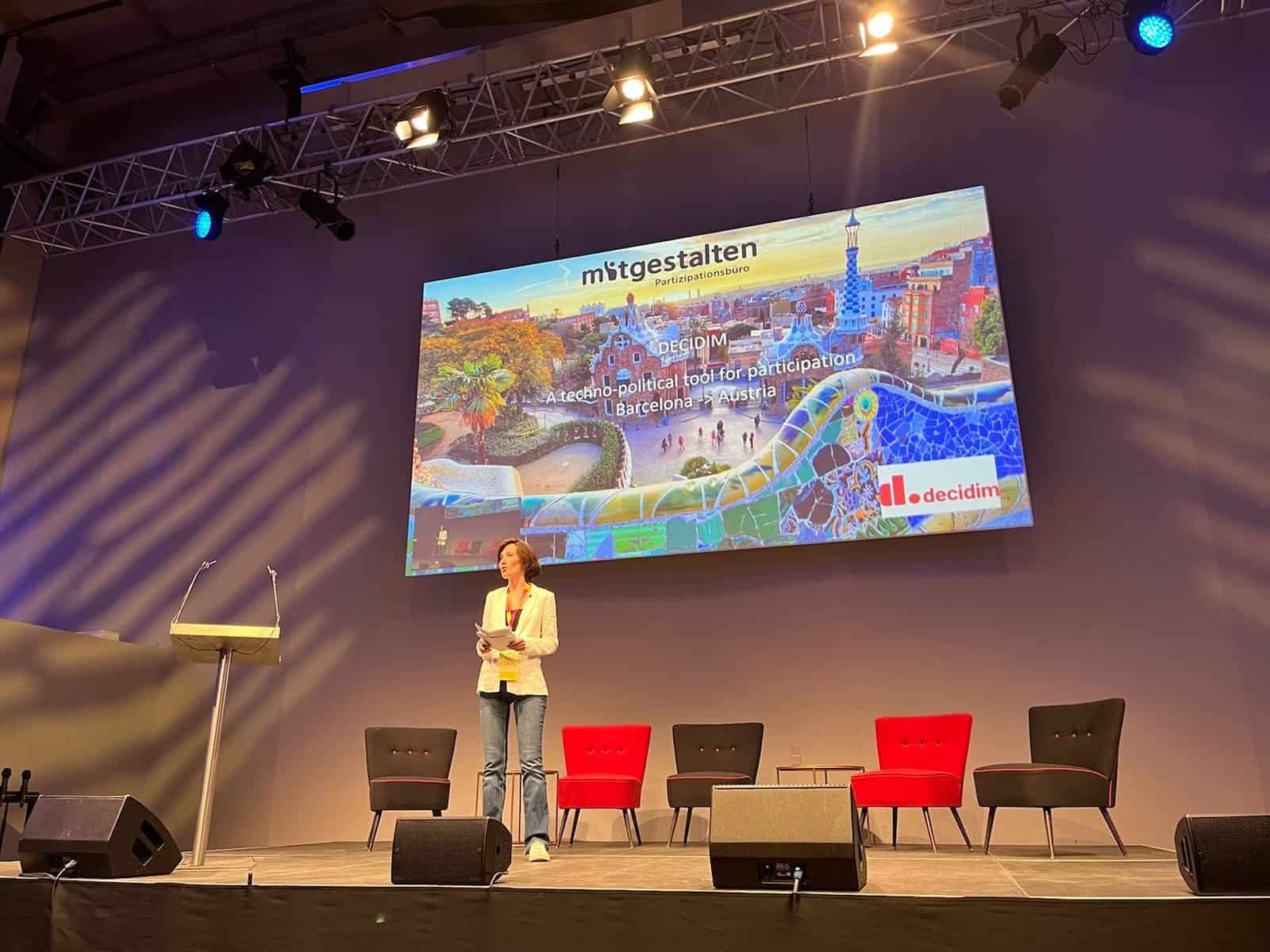 mitgestalten Partizipationsbüro auf der SMART CITY SUMMIT Vienna